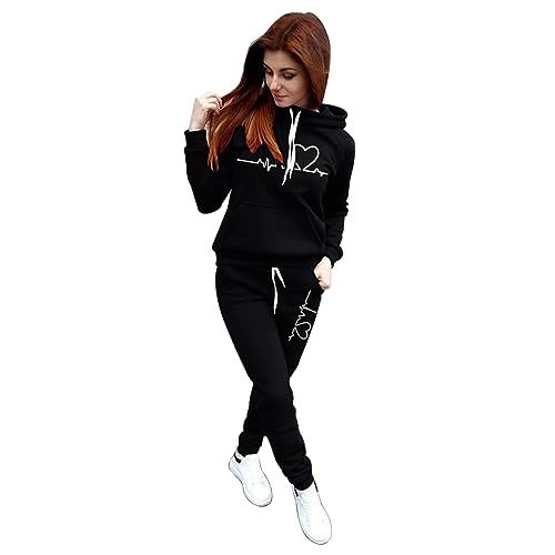 Leinen Set Damen & Set Geschnittene Yoga Hose Sportanzug 2 Stück Lounge Trainingsanzug Damen Pullover Sweatshirt Und Jogginghose Warm Vlies Kleidungsset Top Set Oberteil Und Schlaghose Leinen Set Damen & Set Geschnittene Yoga Hose Sportanzug 2 Stück Lounge Trainingsanzug Damen Pullover Sweatshirt Und Jogginghose Warm Vlies Kleidungsset Top Set Oberteil Und Schlaghose von Generisch