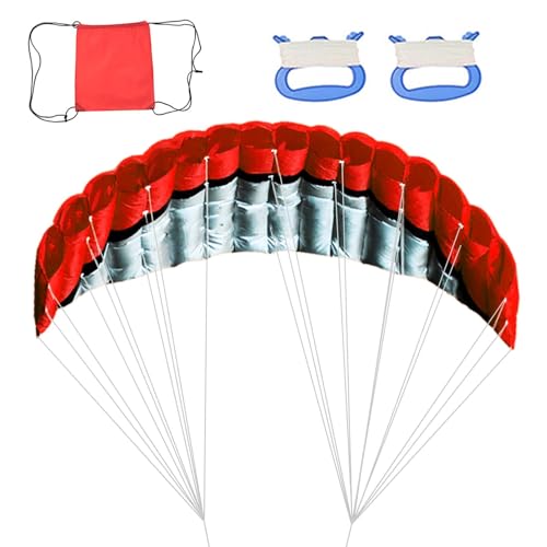 Lenkdrachen Erwachsene, 2.25M Faltbare Parafoil Drachen, Hochfliegende Lenkmatte Mit Müheloser Steuerung, Groß Lenkdrache Für Erwachsene Kite-Anfänger von Generisch
