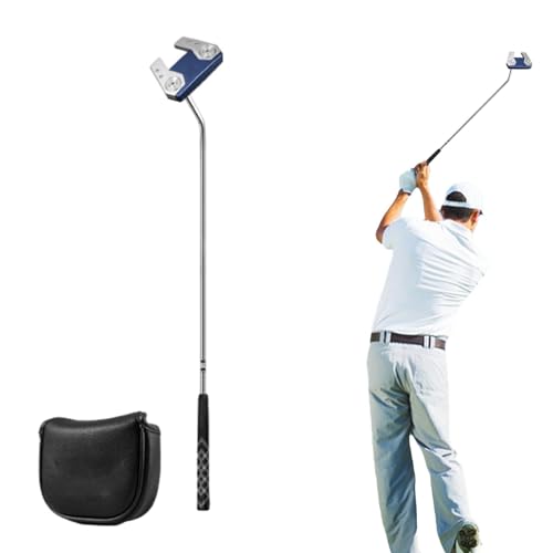 Links- und Rechtshänder-Putter,Herren-Golfputter,Herren-Golfputter für Rechts- oder Linkshänder - Outdoor-Putter, Zwei-Wege-Golf-Übungsputter für Indoor- und Outdoor-Golfer von Generisch