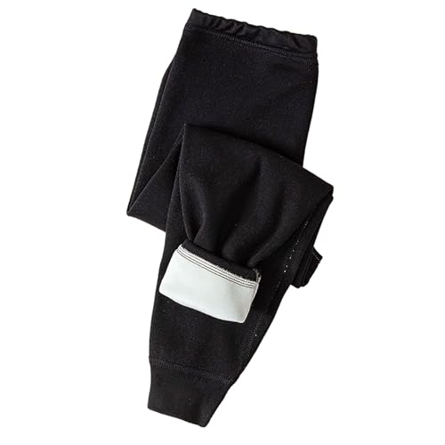 Mädchen Thermohosegs Gefüttert Fleece Jogging Schule Thermoleggings Elastisch Rutschfrei Leggings Tanz Langlebig Hose Atmungsaktiver Basic Thermohose Lange Fitness Sportleggins von Generisch