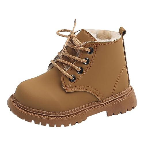 Mädchen Winterstiefel,Schneeschuhe Kinder-Schneeboots-Snowboots-Winterstiefel-Winterschuhe-Warm Gefütterte Kinderstiefel Schneestiefel Herbstschuhe Winterboots Thermostiefel Wanderschuhe von Generisch