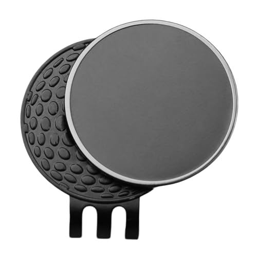 Magnetischer Golfballmarker, Magnetballmarker für Golf - Golfballmarker mit Magnet-Hutclip - Golftaschen-Dekoration, Outdoor-Ballsportausrüstung, ansteckbarer Ballmarker für Sohn, Freund von Generisch