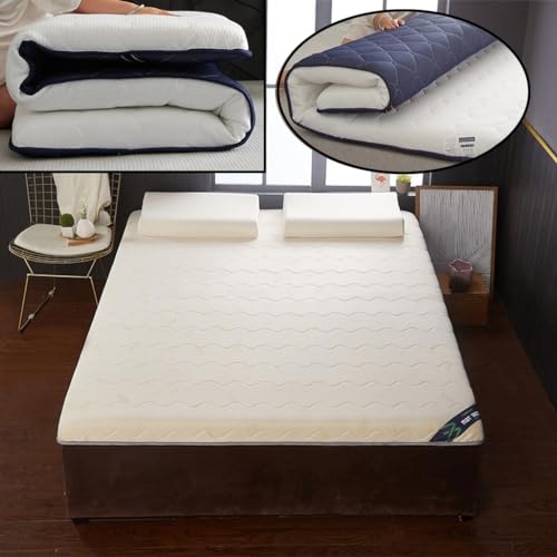 Matratze (en:Faltmatratze Memory Foam Matratze Tragbare Isomatte Einfach zu verstauen Faltbare rutschfeste Gästebettmatratze für Yogamatten (Farbe: 5 cm, Größe: 150 x 200 cm) von Generisch