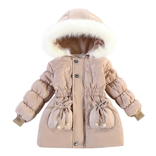 Matschhose Fleece, Schneeanzug Kinder Wasserdicht Outdoor Skianzug - Winterjacke Verdickt Winteranzug Lose Bekleidungsset Thermo Mit Kapuze Atmungsaktiv Schneeoverall Winddicht Für Jungen Mädchen von Generisch