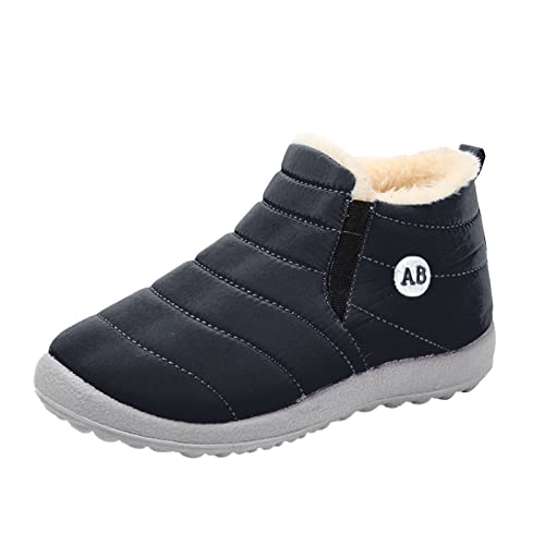 Meine Bestellungen Anzeigen, Podojoy Winterstiefel Kinder Jungen Mädchen Warm Barfussschuhe Gefüttert Thermostiefel Schneestiefel Bequem Winterschuhe Outdoor Winterboots Skischuhe Snowboots von Generisch