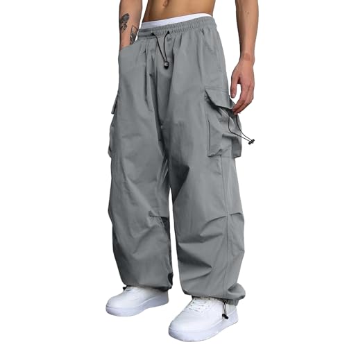 Meine bestellungen anzeigen, Cargohose Herren Lang Cargo Hosen - Outdoorhose Sommerhose Herrenhosen Baggy Sweatpants Sporthose Regular Fit Mit Taschen Und Elastischer Bund Männer von Generisch