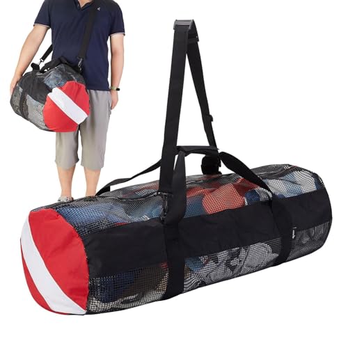 Mesh Dive Bag - Dive Bag Scuba Mesh | Mesh Diving Bag | Dive Bag | Diving Gear Bag | Snorkel Gear Bag | Mesh Snorkel Gear Bag | Mesh Duffle Bag | Dive Backpack | Mesh Dive Bag Scuba | Beach Bags von Generisch