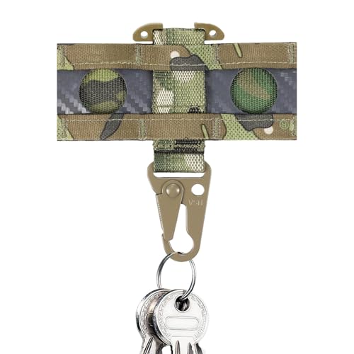 Metallschnalle Gürtel – Schnalle Camouflage Schnalle, Schnellzugschnalle | Clip Clash Hook Schnellverschluss T-Mount Haken, Gürtel Outdoor Sport Werkzeuge Tragehaken, Rucksack Ausrüstung Zubehör für von Generisch