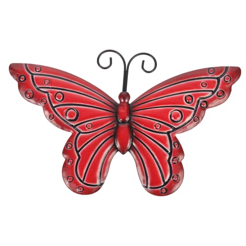 Moderne Wohnkultur Schmetterling Wandbehang Ornament Eisen Wand Skulptur Eisen Schmetterlinge Dekor Anhänger Schmiedeeisen Geschenke für Paare von Generisch