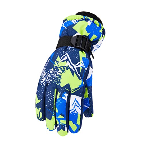 Modische warme Handschuhe 2024, modische Handschuhe für Herren und Damen, Winter, Ski-Handschuhe, warm, warm, niedlich, Fäustlinge für Damen, kaltes Wetter (F), Einheitsgröße von Generisch