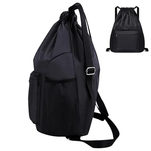 Motorrad-Rucksack mit Kordelzug, Motorradhelm-Tasche - Tragbare Motorrad-Kordelzugtaschen, Reithelm-Rucksack | Faltbare Baseball-Helme-Tasche, Turnbeutel mit Kordelzug für Helme, Basketball, Getränke von Generisch