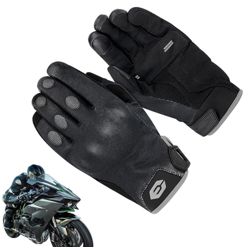 Motorradhandschuhe Touchscreen,Atmungsaktive Motorradhandschuhe | Handschuhe für Motorrad,Touchscreen-Dirt-Bike-Ausrüstung mit rutschfestem Griff und hartem Knöchelschutz für sportliches Motorradfahre von Generisch