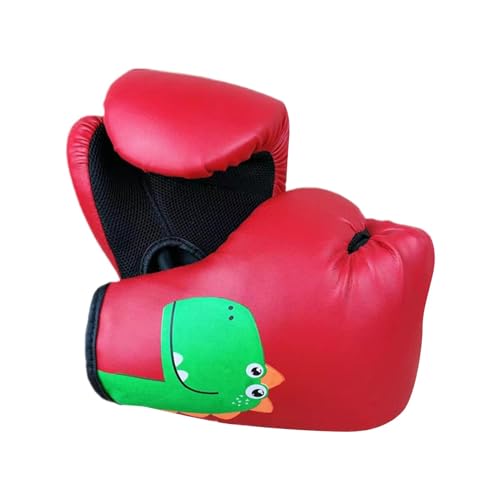 Muay Thai-Handschuhe für Kinder, atmungsaktive PU-Trainingshandschuhe, Anfänger-Punchingsack-Handschuhe, Jugend-Trainingszubehör für Speedball-Pads von Generisch