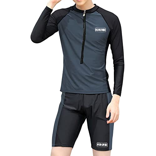 Neoprenanzug Herren 5mm, 3XL Langarm 2-teilig Neopren Surfanzug Tauchanzüge Stretch Shorty Frontreißverschluss Wassersport Nassanzug Wetsuit UV 50+ Thermisch Neoprenanzug Tauchhaut Neoprenanzug Herren 5mm, 3XL Langarm 2-teilig Neopren Surfanzug Tauchanzüge Stretch Shorty Frontreißverschluss Wassersport Nassanzug Wetsuit UV 50+ Thermisch Neoprenanzug Tauchhaut von Generisch