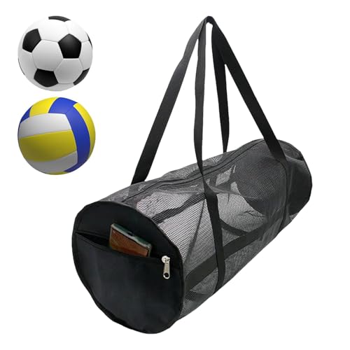 Netz-Tauchtasche – Tauchnetz-PVC-Tasche, faltbar, für Tauchen, Schwimmen, Spielplatz, Damen, Herren, Reisen, Trockentaschen für Brillen, Badebekleidung, Fußball von Generisch