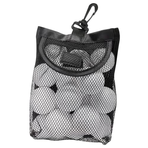 Netztasche aus Nylonnetzen, Netztasche aus Nylonnetz - Aufbewahrungstasche für 18 Bälle | Golf-Netztaschen, Sport-Netztasche, Nylon-Netztaschen für Golfball, Tennisbälle, Fitnessstudio, Dusche von Generisch