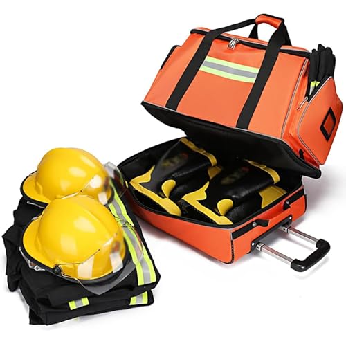 Notfall-Erste-Hilfe-Tasche, tragbare Erste-Hilfe-Tasche, Rucksack mit hoher Kapazität, wasserdichter Rollwagen, medizinische Tasche von Generisch