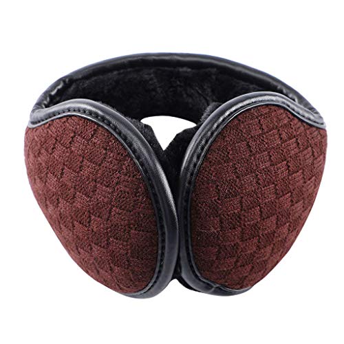 Ohrenschützer Winter, Ohrenwärmer Fahrradhelm Stirnband Damen Warm Ohrenschützer Winddicht Women Stirnbänder Reiten Warme Für Und Herren Plüsch Earmuffs Bequemer Weicher Winter Kaffee von Generisch