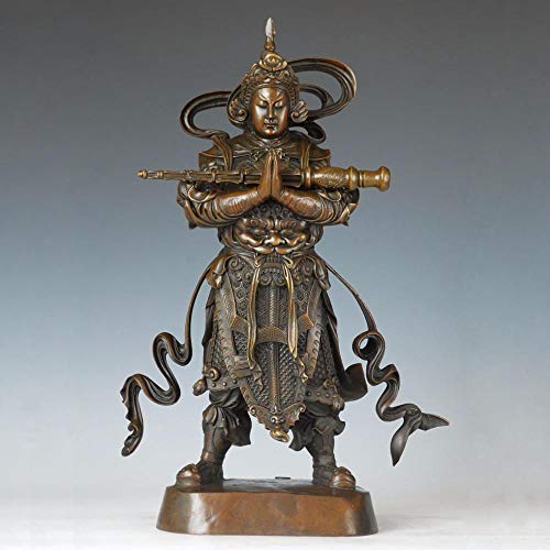 Ornaments Kopfskulpturenbronze Kupfer Buddha Bodhisattva Statue Weituo Bodhisattva Dekoration tibetischer Buddha Ornaments von Generisch