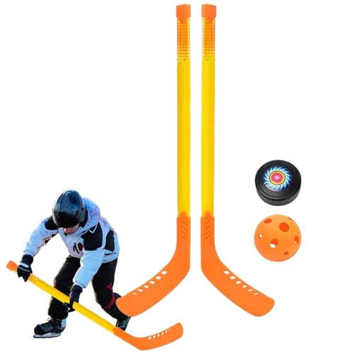 Outdoor-Hockey-Set, Jugend-Hockeyschläger | Eishockeyschläger-Set | Professionelles Eishockeyschläger-Set für den Außenbereich, ergonomisches Sporthockey-Set von Generisch