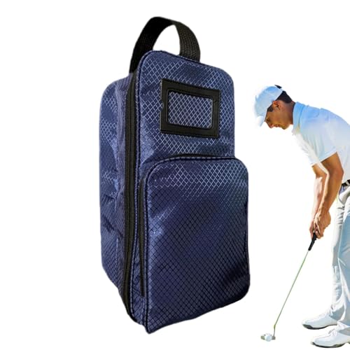 Outdoor-Sportschuhtasche, Golfschuh-Tragetasche, wasserdichte Golftragetaschen mit Reißverschluss, Schuhtasche, Aufbewahrungstaschen mit Vordertasche, tragbare Außentasche für Schuhe und Sport von Generisch