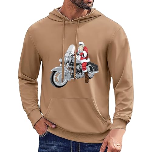 Outlet Angebote, Christmas Hoodie Männlich Lustig Warm Weihnachtshoodie - Hoodies Komfortabel Pulli Lose Sweatshirts Oversized Pullover Weihnachten Mit 3d Lustige Weihnachtsmotiv Sweatshirt Kapuze Häs von Generisch