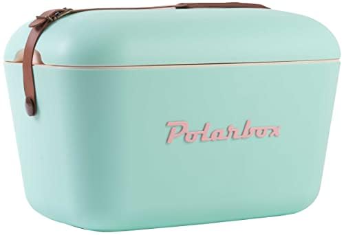 POLARBOX Kühlbox Retro Cooler 20 L, türkis von Generisch