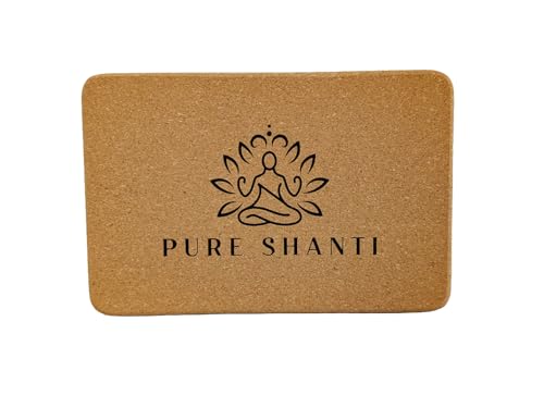 PURE SHANTI Yogablock aus Kork | 100% Naturmaterialien | 23 x 12 x 7,5 cm PURE SHANTI Yogablock aus Kork | 100% Naturmaterialien | 23 x 12 x 7,5 cm von Generisch