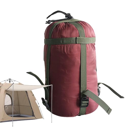 Packsäcke für Rucksackreisen, Kompressionssäcke für Schlafsäcke, Nylon-Camping-Aufbewahrungstasche, wasserdichter Rucksacksack, Schlafsack, Aufbewahrungstasche für Reisen von Generisch