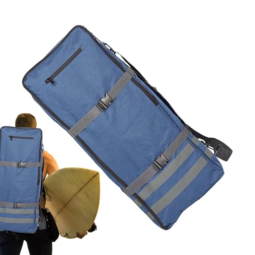 Paddelboard-Tasche – aufblasbarer Paddleboard-Rucksack, 84 l, große Kapazität, verstellbare Schultergurte für Stehbrett oder Paddel, Wassersport, Outdo von Generisch