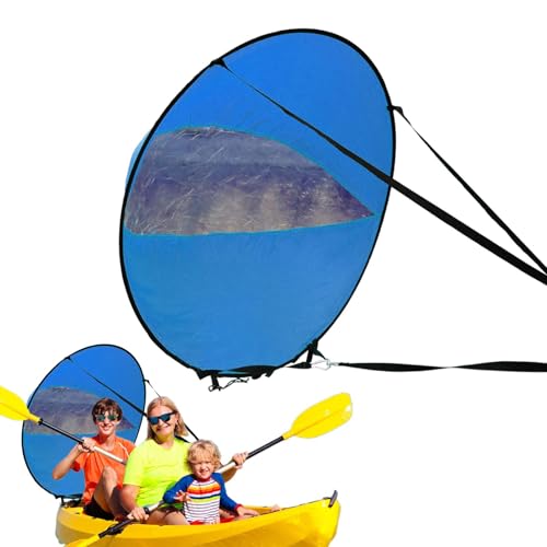 Paddle-Board-Segel, Kajak-Windsegel | Klares Fenster Paddleboard Kajaksegel Kajakzubehör,Mehrzweck-Kajak-Windpaddel-Paddelbrett-Schatten für Kanu-Schlauchboot-Yacht Paddle-Board-Segel, Kajak-Windsegel | Klares Fenster Paddleboard Kajaksegel Kajakzubehör,Mehrzweck-Kajak-Windpaddel-Paddelbrett-Schatten für Kanu-Schlauchboot-Yacht von Generisch