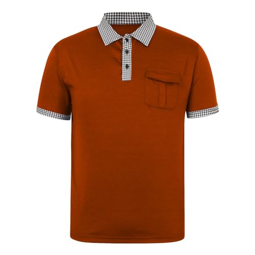 Poloshirt Herren Kurzarm Schnelltrocknend Atmungsaktiv Golf Sport Polo Shirt Slim Fit Funktionshemd Kleidung Golfbekleidung Polohemd Für Short Sleeve Regular Summer Breathable von Generisch