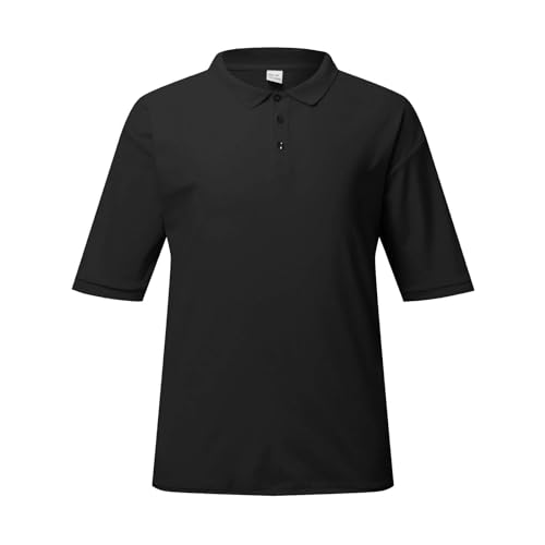 Poloshirt Herren Kurzarm Schnelltrocknend Atmungsaktiv Golf Sport Polo Shirt Slim Fit Funktionshemd Kleidung Hemd Men's Summer Short Sleeve T-Shirt Mit Chest Pocket von Generisch