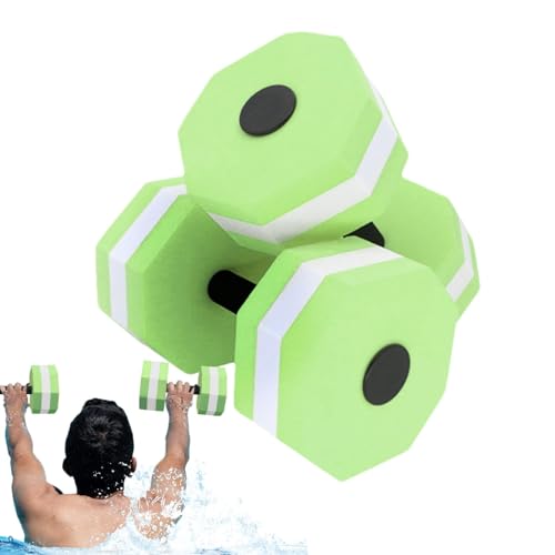 Poolgewichte,Wassergewichte | 1 Paar Kurzhantel-Set aus hochdichtem EVA-Schaum für Wasserübungen - Aqua-Fitness-Langhanteln Übungshandstangen für Wassergewicht, Wasseraerobic von Generisch