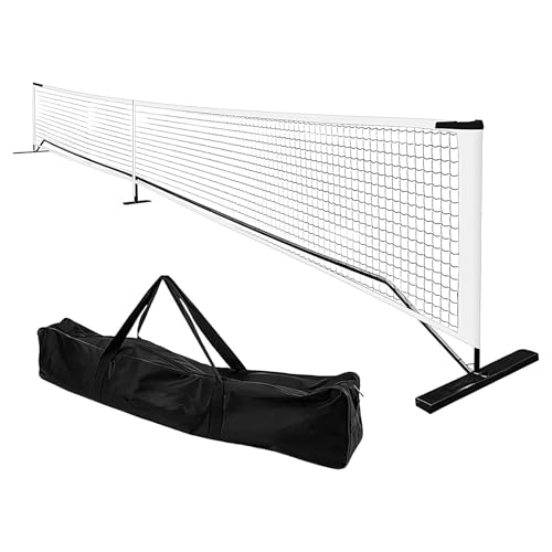 Portable Driveway Tennis Net, Tennis Net for Soccer Tennis, Driveway Tennis Net for Kids, Net with Bag, Outdoor Tennis Net 22ft, Detachable Net for Driveway Tennis von Generisch