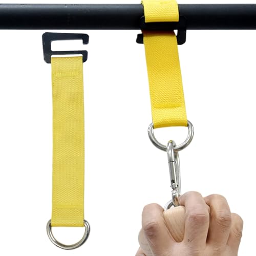 Portable Pull Up Bar Straps, Heavy-Duty Gym Ankle Hooks, Heavy Fitness Trainer Straps, Secured Door Bar Hooks for Exercise Equipment, Durable Workout Straps for Home Gym von Generisch