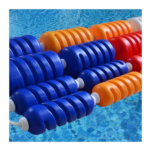 Professionelle Schwimmbahn-Trennleinen, Sicherheitsseil und Schwimmer-Set für Pool-Sicherheit, Strand/Wasserpark/Wettkampf/Bootfahren, schwimmende Kordel, 120 m von Generisch