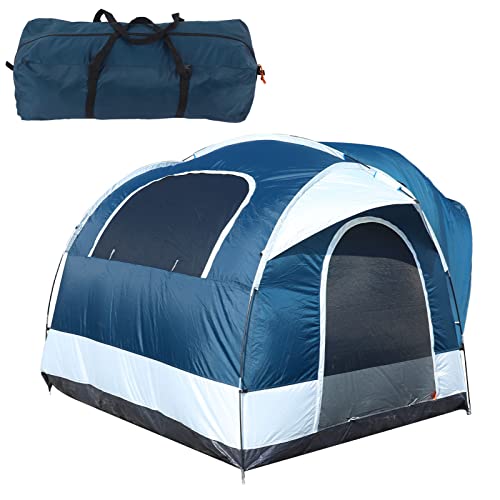 Professionelles 4 Personen SUV Zelt mit Doppelschicht 210D Oxford Stoff Wetterfest Heckklappe Markise für Outdoor Camping von Generisch