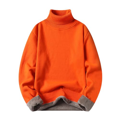 Pullover & Strickjacken für Herren, Pulli Herren Herbst Winter Strickpullover - Strickpulli Longsleeve Fleecepullover Oversize Sweatshirts Elegant Arbeitspullover Warm Winterpullover Sweater Rundhals von Generisch