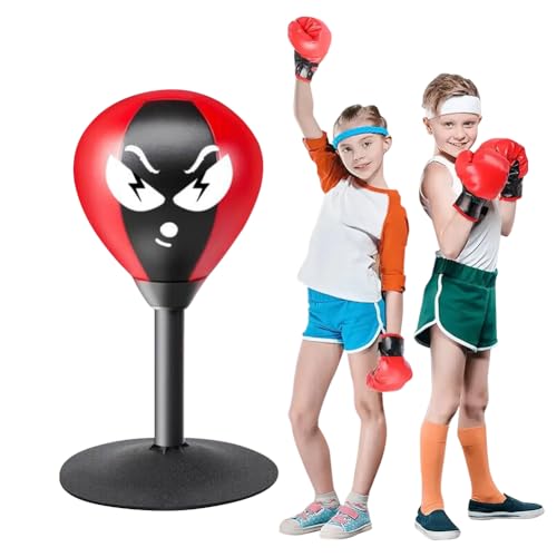 Punchingball Tisch mit Spaß und Stressabbau,Tisch Boxsack Superstarkem Saugnapf Starke Rückfederung fürs Büro & Zuhause Punchingball Tisch mit Spaß und Stressabbau,Tisch Boxsack Superstarkem Saugnapf Starke Rückfederung fürs Büro & Zuhause von Generisch