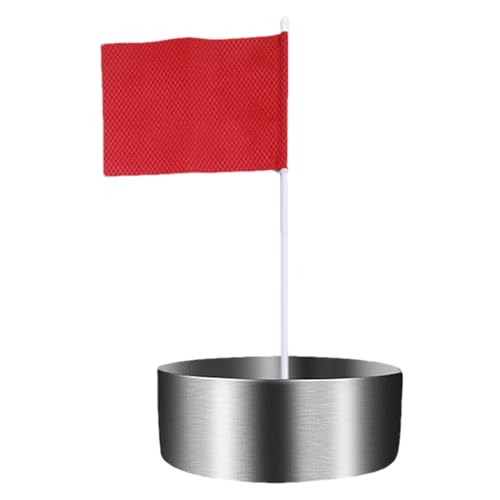 Puttingloch, Golfballbecher mit Flagge, Golf-Puttingbecher, Indoor-Übungshilfen, Indoor-Outdoor, Golf, Putting-Loch, Putter-Regulierungsbecher von Generisch