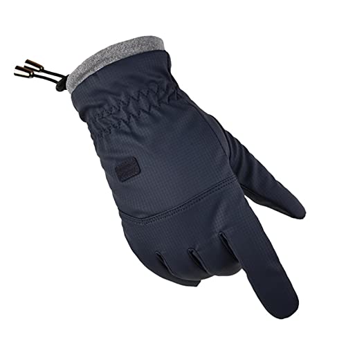 Radsport-Handschuhe Für Herren Elegant Schlicht Handschuhe Fäustlinge Weiche Dicke Mittens Einfarbig Persönlichkeit Handschuhe Sports Thermo Strickhandschuhe Bequemes Thermische Gloves von Generisch