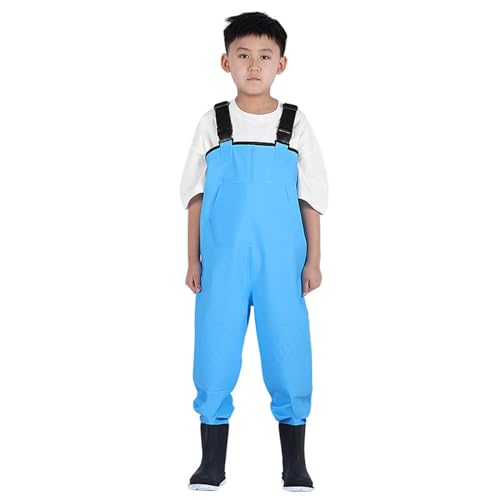 Regenkleidung Kinder Unisex Wasserdicht Regenhose - Fahrradhose Outdoor Winddicht Regenanzug Atmungsaktiv Und Hose Matschhose Ungefüttert Regenbundhose Überziehhose Für Jungen Mädchen von Generisch