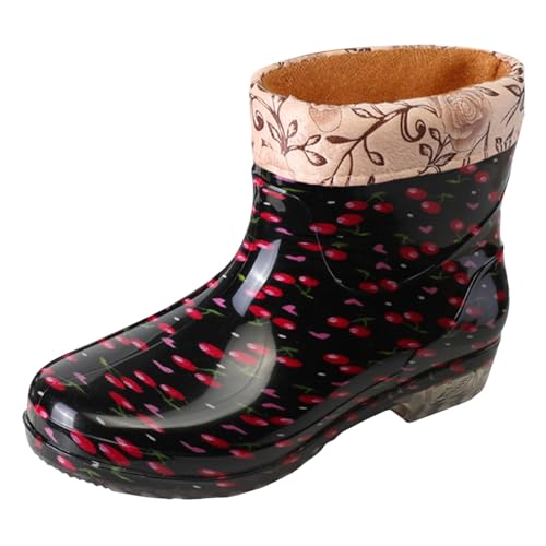 Regenstiefel Damen Lässig Halbhoch Regenschuhe Gumischtifel Stiefel Rain Boots Women rutschfest Regenstiefel Gummi Gefüttert Stiefeletten Garten Gummistiefel Gartenschuhe Regenstiefeletten Rot EU 39 Regenstiefel Damen Lässig Halbhoch Regenschuhe Gumischtifel Stiefel Rain Boots Women rutschfest Regenstiefel Gummi Gefüttert Stiefeletten Garten Gummistiefel Gartenschuhe Regenstiefeletten Rot EU 39 von Generisch
