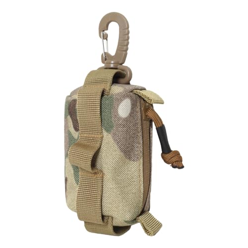 Reise-Münzgeldbörse, tragbare Kleingeldbörse | Münzhalter, Bargeldbörse, multifunktionaler Organizer für Kopfhörer, Karten, Schlüssel, Papiergeld, Outdoor, tragbare Camouflage-Werkzeugtasche, Outdoor, von Generisch