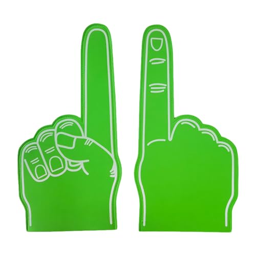 Riesenschaumfinger - 18 -Zoll -Sportschaumfinger | Sport Fan Foam Finger | Leere Schaumhandhand | Gladiatoren Schaumfinger | Zeigerfinger | Cheerleading -Requisiten Für Sportveranstaltungsspiele Schul von Generisch