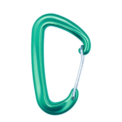 Robuster Karabiner, Aluminium-Karabiner, Schlüsselanhänger-Clip, Mehrzweck-D-Ring-Rucksack-Clip für Schlüsselanhänger, Outdoor, Abseilen, Wandern, Camping, Bergsteigen von Generisch