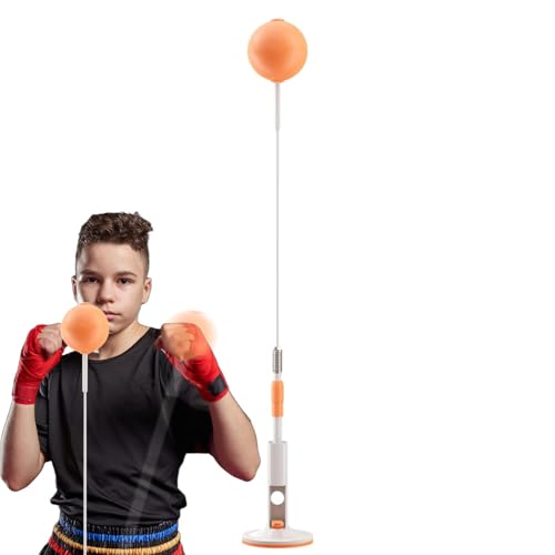 Robuster Reflexsack | Box-Reflex-Trainer | Reflex Boxsack-Ständer | Boxsack mit ultraschnellem Rückprall zur Erhöhung von Geschwindigkeit, Reflexen und Ausdauer für Boxtrainingsgeräte von Generisch