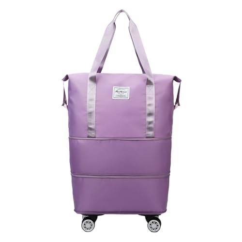 Rollende Reisetasche, Reisetasche mit Rollen - Faltbare Reisetasche für die Reise Große rollbare Reisetaschen, wasserdichte Reisetaschen mit Rad für die Reise Rollende Reisetasche, Reisetasche mit Rollen - Faltbare Reisetasche für die Reise Große rollbare Reisetaschen, wasserdichte Reisetaschen mit Rad für die Reise von Generisch