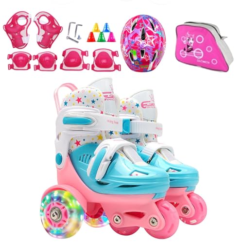 Roller Skates For Children, Beginner Adjustable Roller Skates, Three-Point Roller Skates, Roller Skates For Kids 3-8, Girls Boys Skating Shoes, Adjustable Roller Skates For Kids, Kids Playground von Generisch